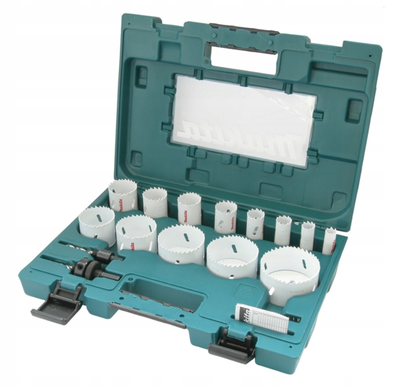 

Makita Zestaw Otwornic Uniwersalnych 13szt Adapter