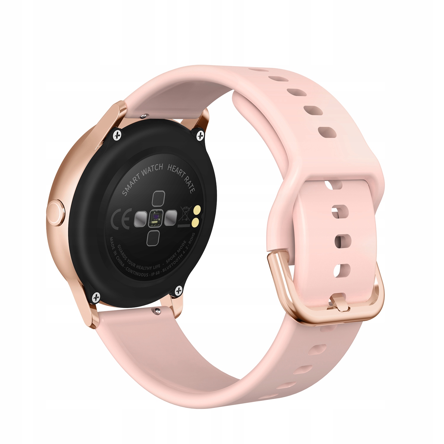 

Pasek Sylikonowy Do Zegarka Smartwatch 20mm Różowy