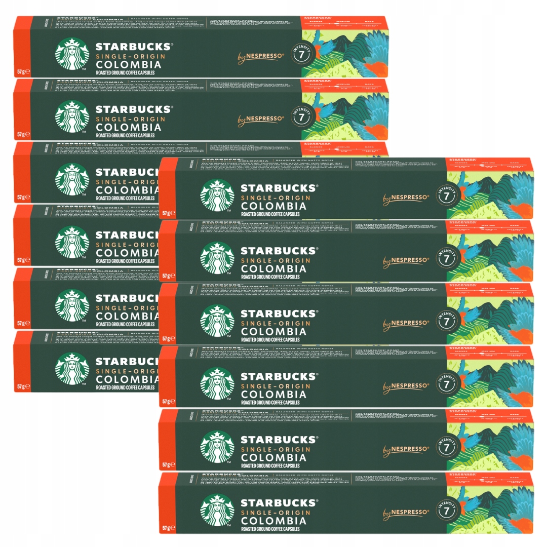 Starbucks Nespresso Colombia 120 kapsułek 12x 57g