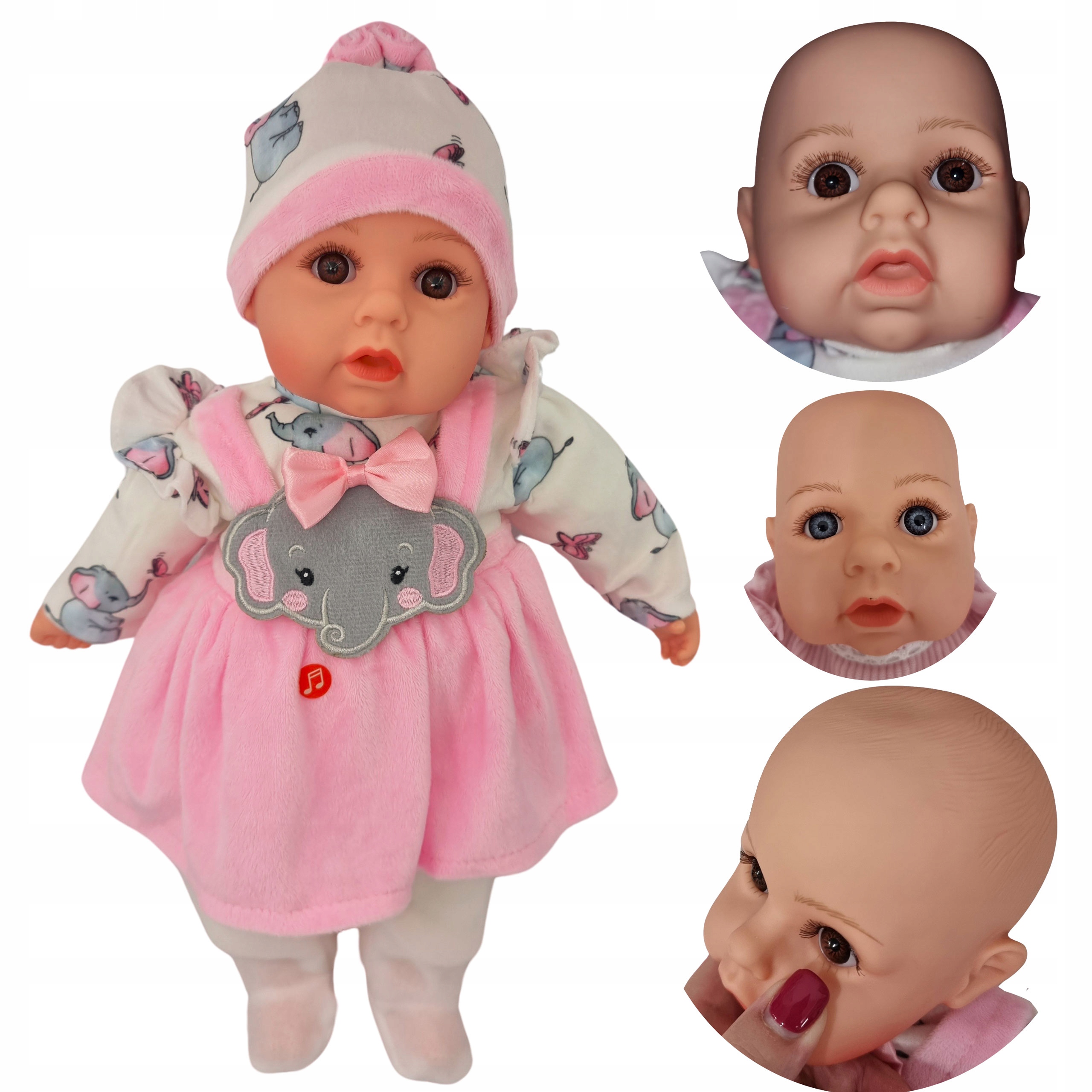 LALKA BOBAS MÓWI I ŚPIEWA USZKODZONA 51 - wady