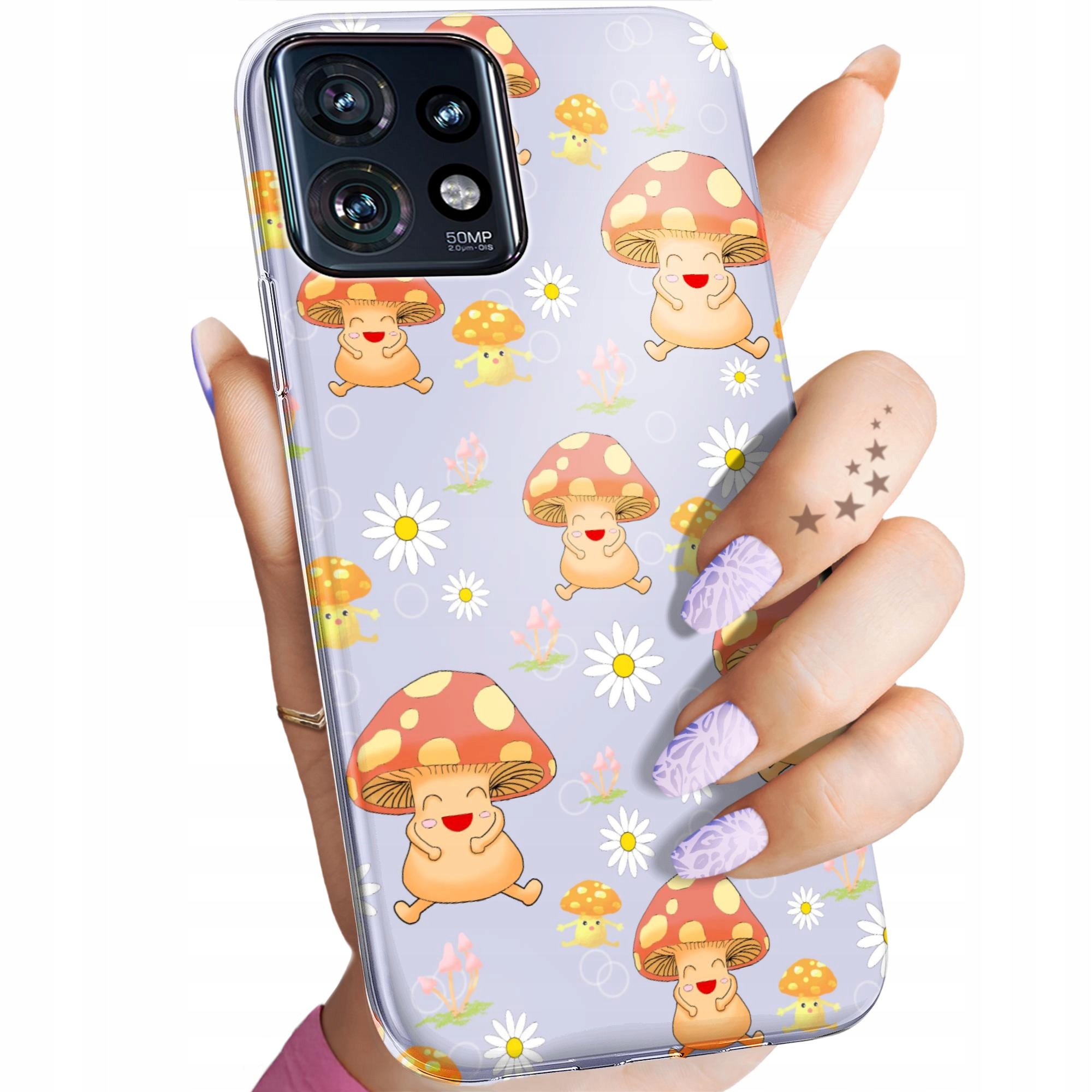 Etui Do Motorola Edge 40 Pro Grzyby Grzybki Obudowa Pokrowiec Case
