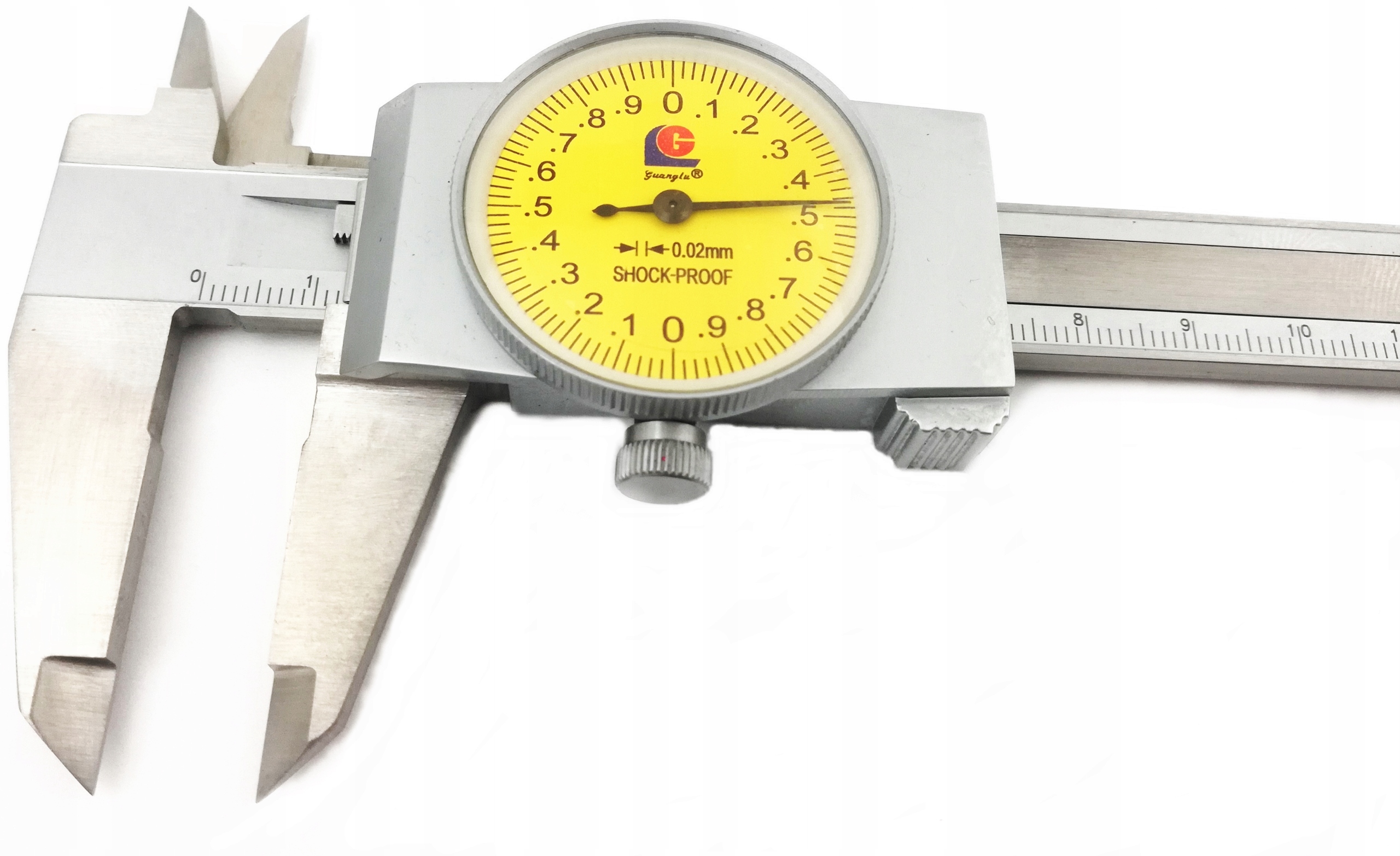 Suwmiarka zegarowa L150 0.02mm Guanglu SHOCK-PROOF