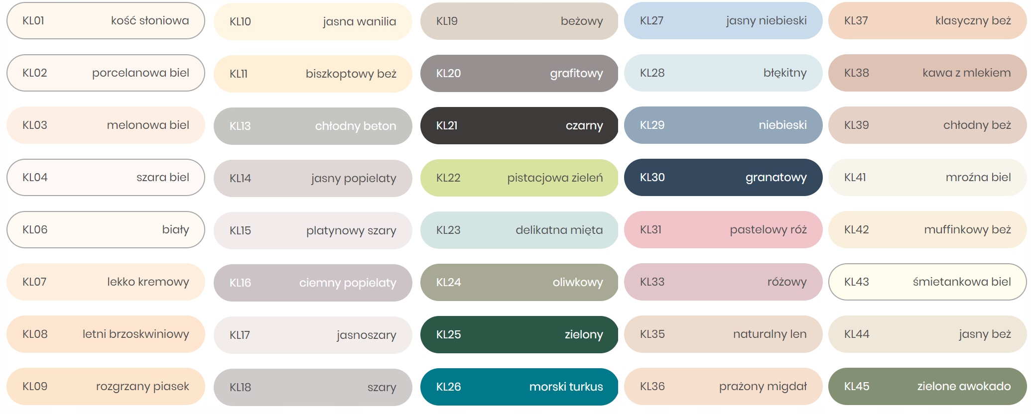 MAGNAT FARBA #KOLOR LOVE PLAMOODPORNA MATOWA BEŻOWY KL19 2.5L Stan opakowania oryginalne