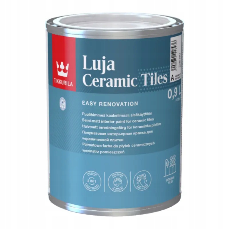 Baza a farba do płytek luja ceramic tiles 0,9l Tikkurila
