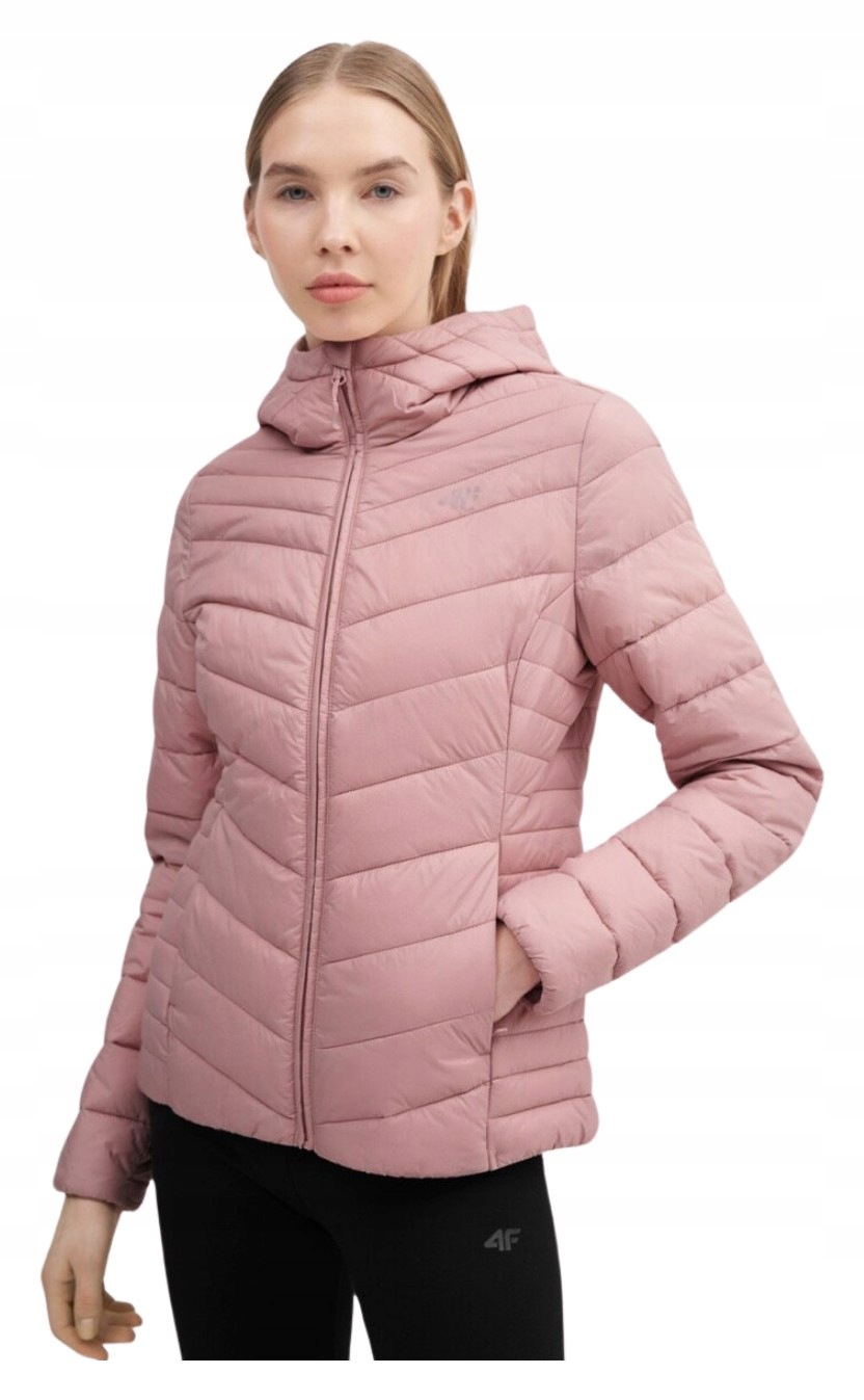 Bunda 4F Pikovaná F095 Světle Růžová 4FSS23TDJAF095 56S vel. M