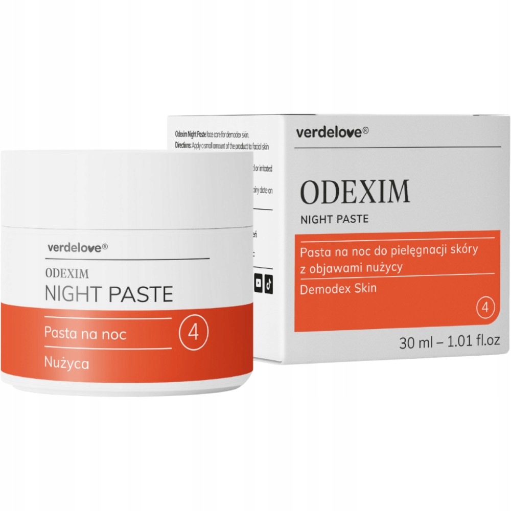 Verdelove Odexim Night Paste, Pasta na noc do pielęgnacji cery z ob...