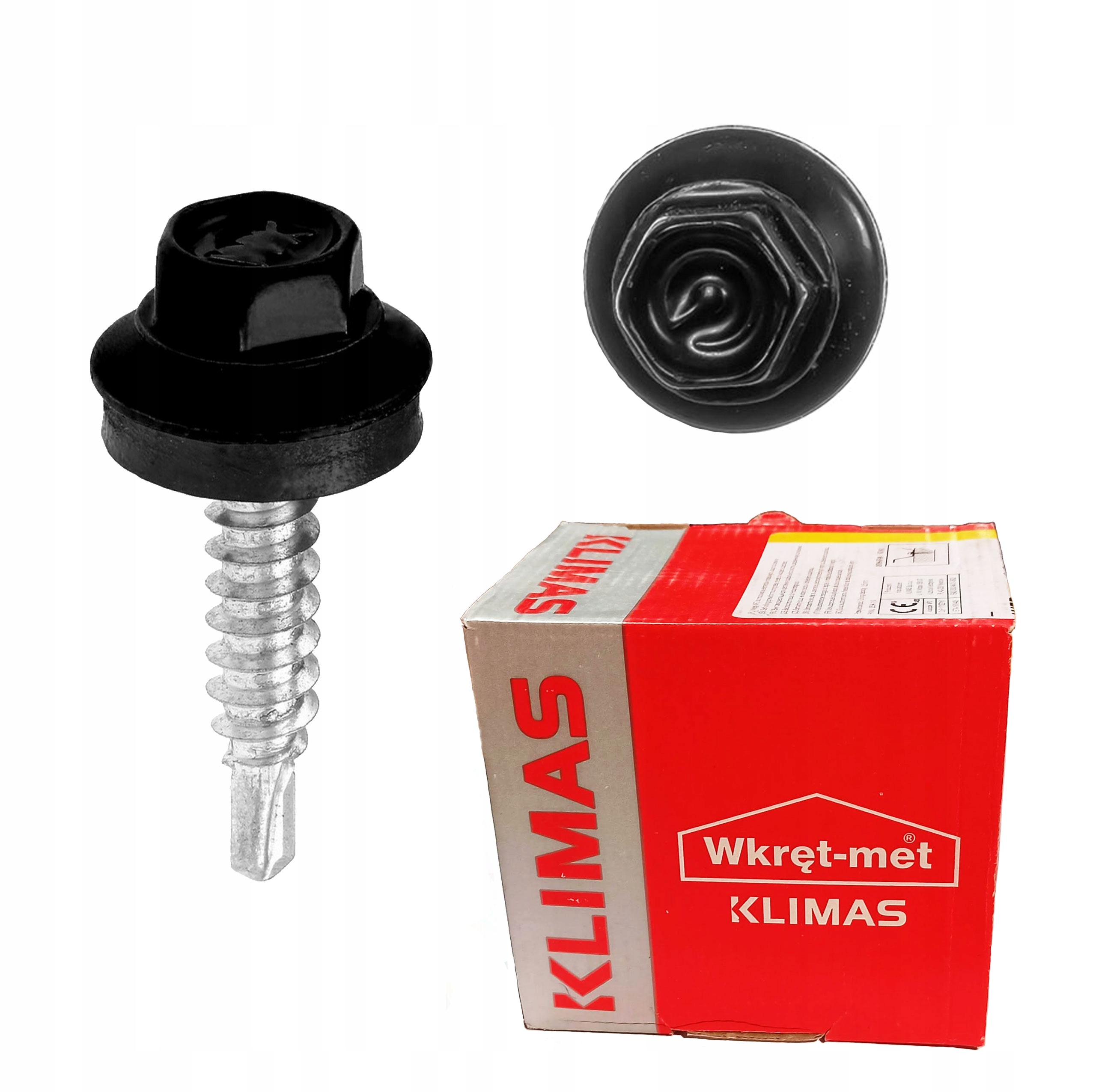 

Wkręty farmerskie farmery 4,8x19 Ral 9005 zszywka