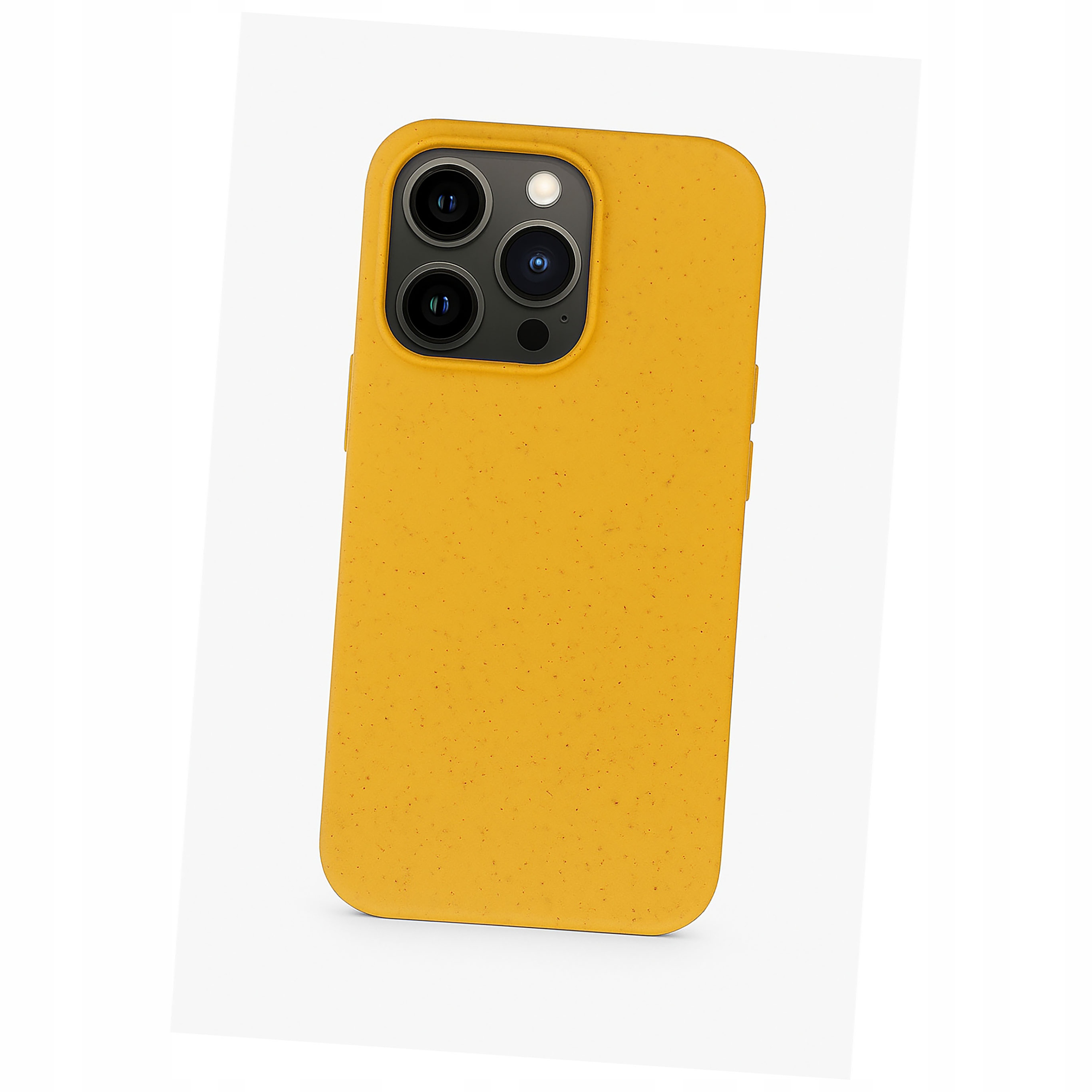 Etui plecki Multiple Color Wheat Bran Case MagSafe do iPhone 16 Pro żółte