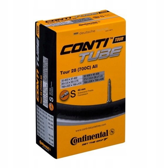 Dętka rowerowa Continental Tour All 28x1.5-1.75" 32/47-622 42mm