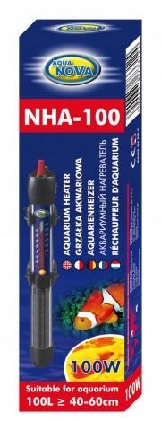 Levně Aqua Nova Ohřívač S Termostatem 100 W Pro Akvárium, Velký Ohřev Vody