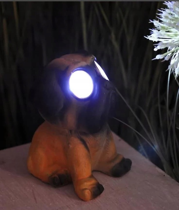 GIPSOWA FIGURKA OZDOBA OGRÓD PIESEK 01123 Producent inna