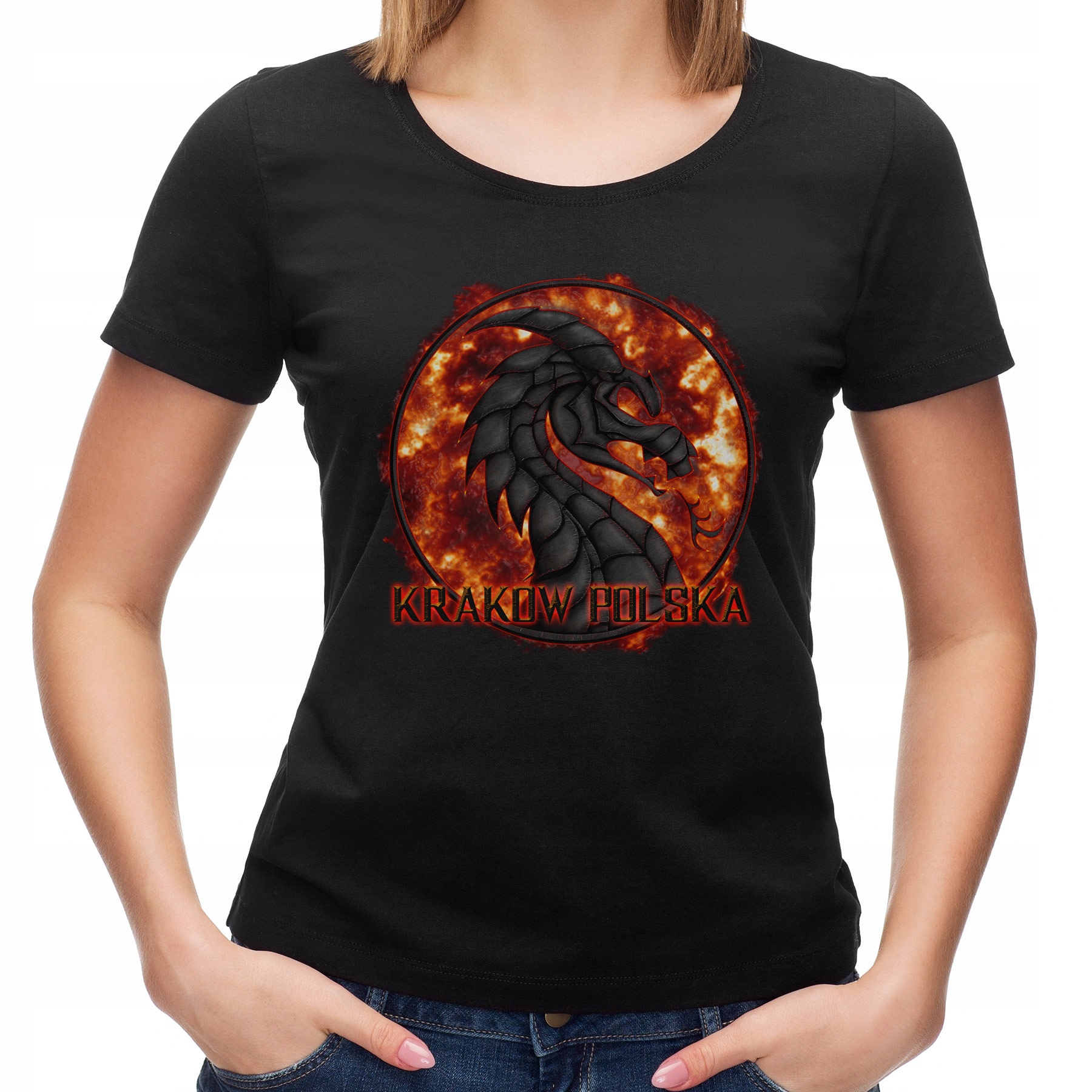

Koszulka Smok w Ogniu (L):: XL,: czarny