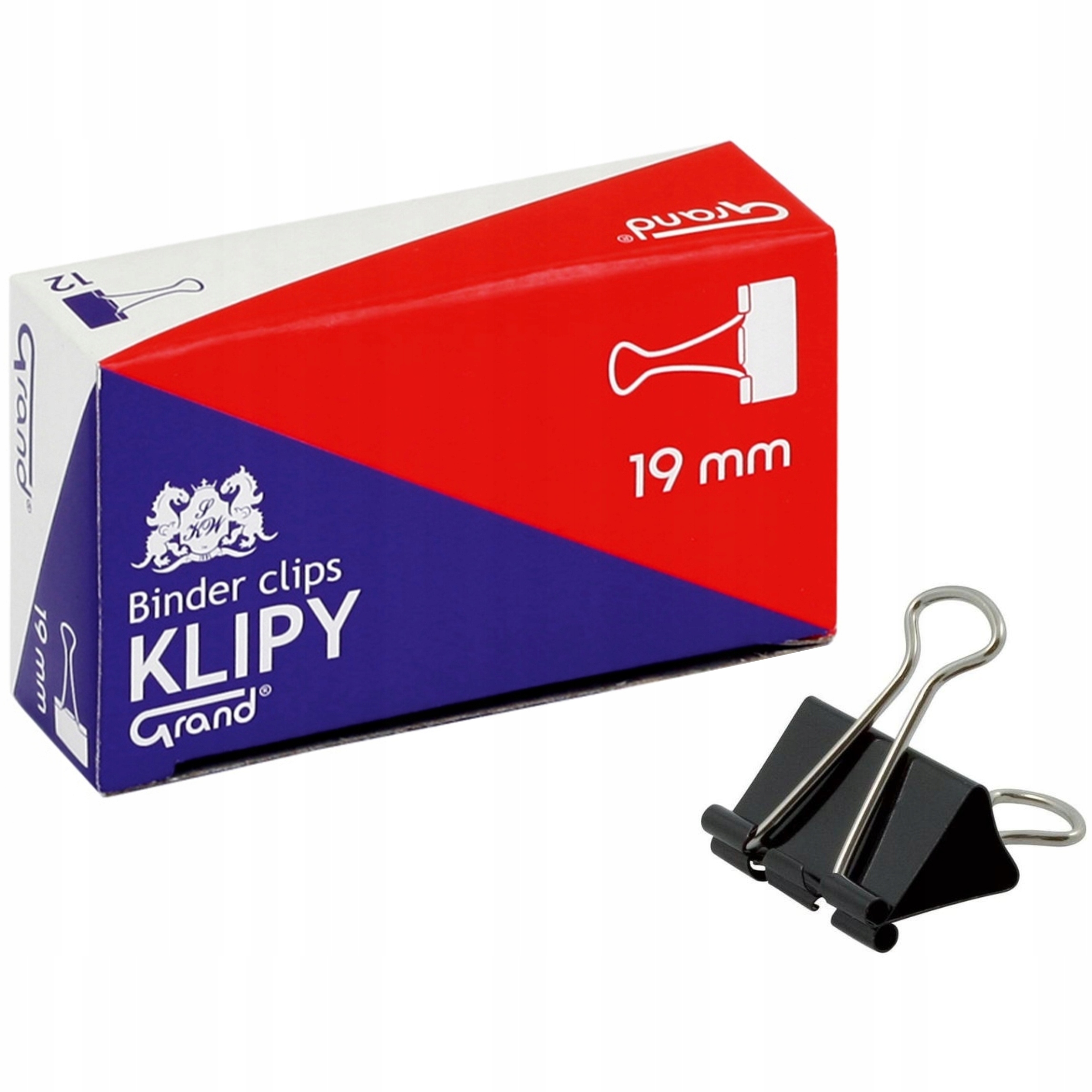 

Klips Biurowy 19MM 12SZT Grand