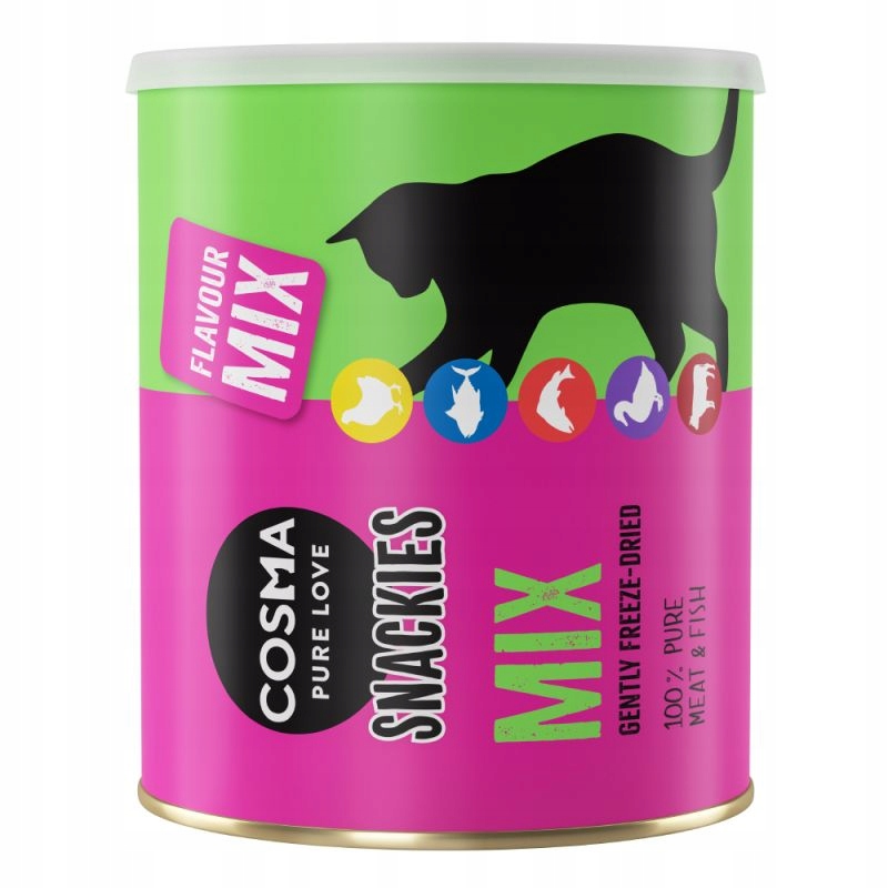 Cosma Snackies Maxi Tube Pamlsek pro kočky Mix masa a ryba 150 g