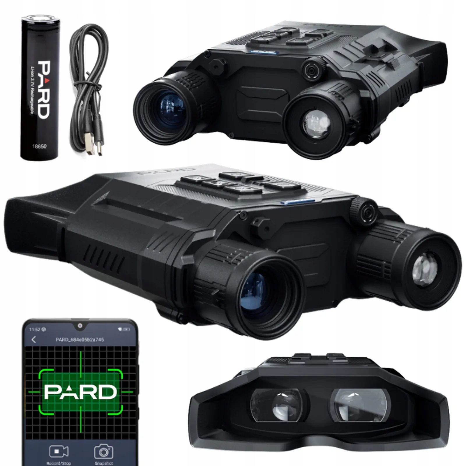 Dalekohled pro noční vidění Pard Merlin 50 mm 850 nm digitální noční vidění