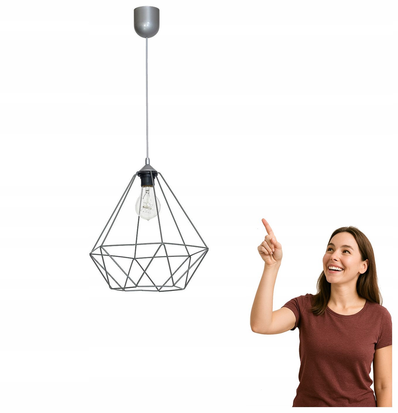 Závěsná lampa Basket MLP7216 Milagro