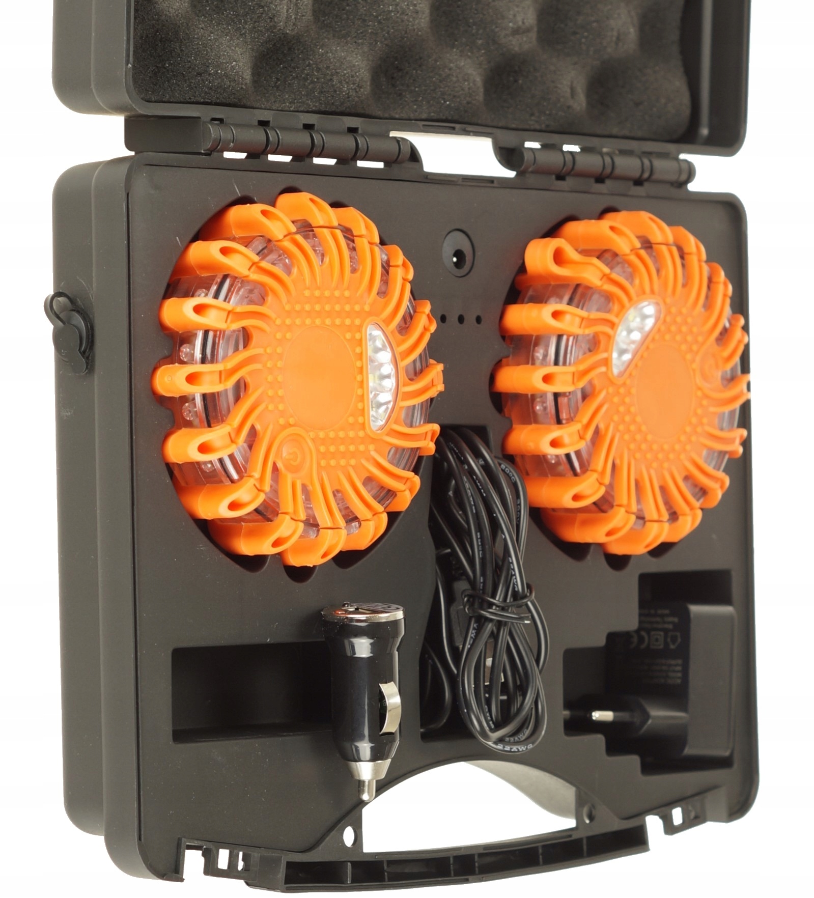 Výstražná Lampa Blesková Kohout Led Disk Flara Akumulátor Homologace 2L