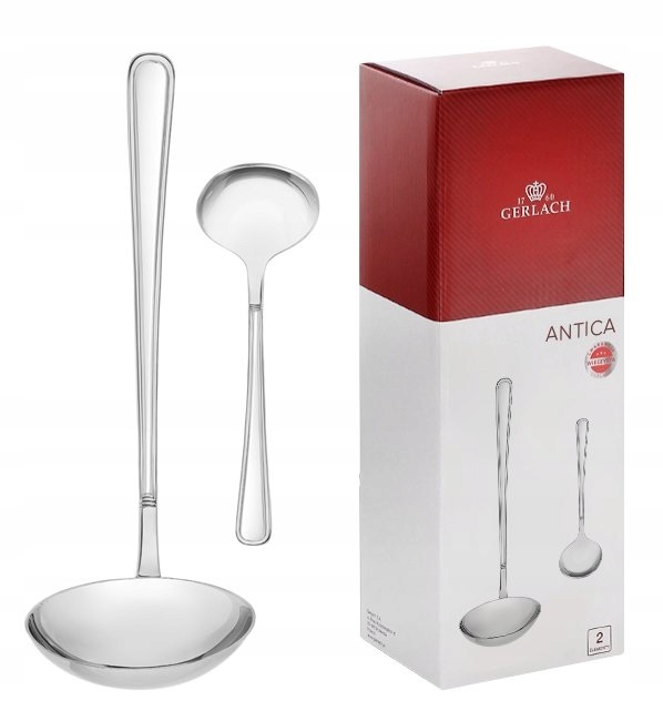 

Antica Łyzka Wazowa Chochla Do Sosu Zestaw