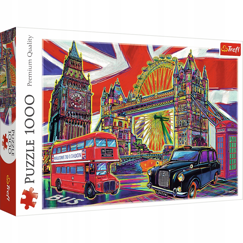 PUZZLE 1000 KOLORY LONDYNU TREFL