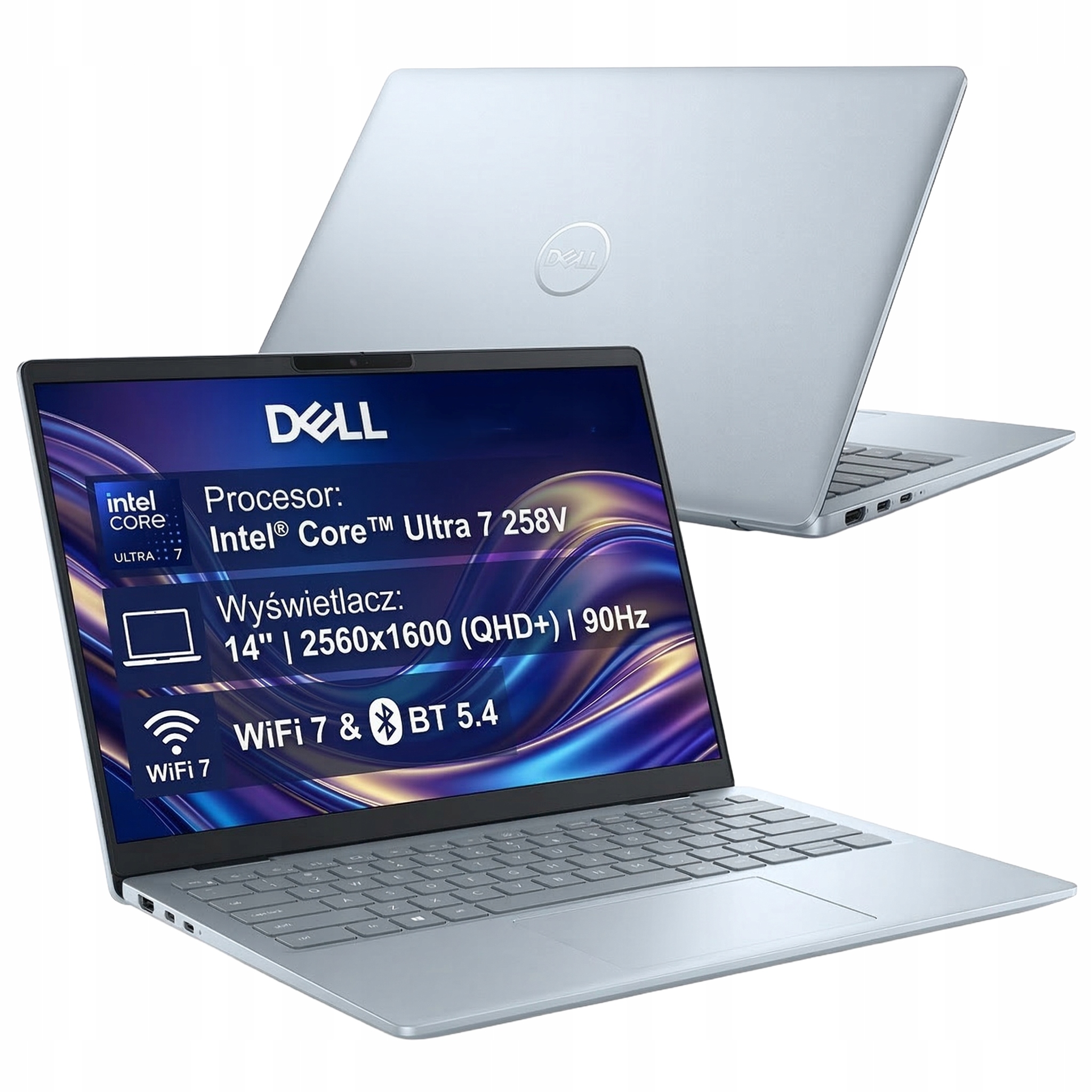 Zesílený Dell 14 Plus Ultra 7 258V 32/512GB 14" 2.5K 90Hz 100% sRGB W11