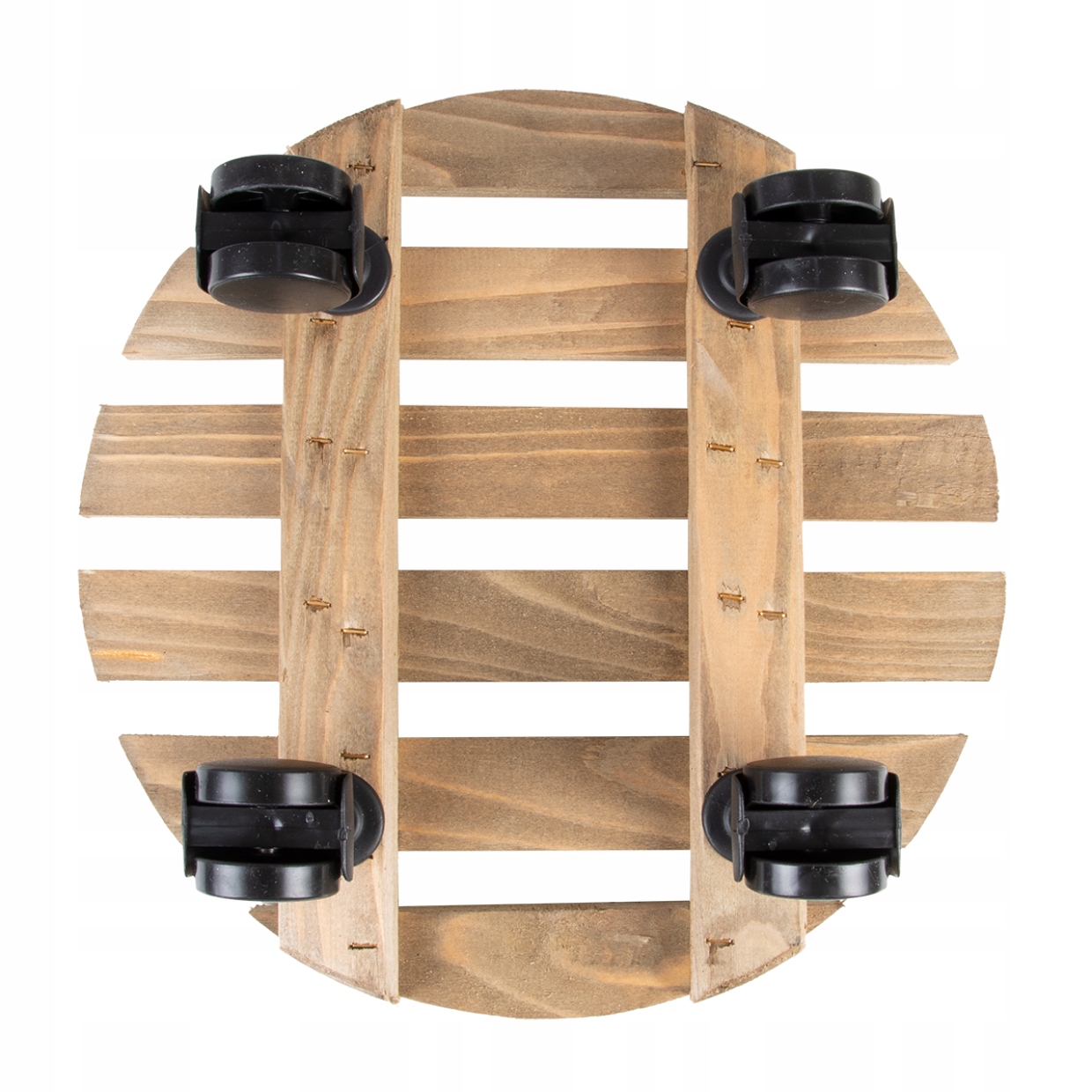 PODSTAWKA POD DONICE Z KÓŁKAMI ZEWNĘTRZNA roz. L Materiał wykonania drewno