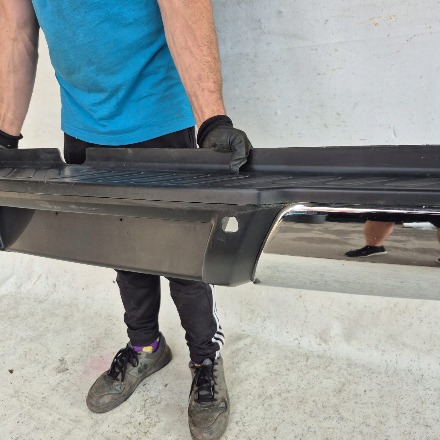 NISSAN NAVARA NP300 IV 14- bumper rear part rear PDC