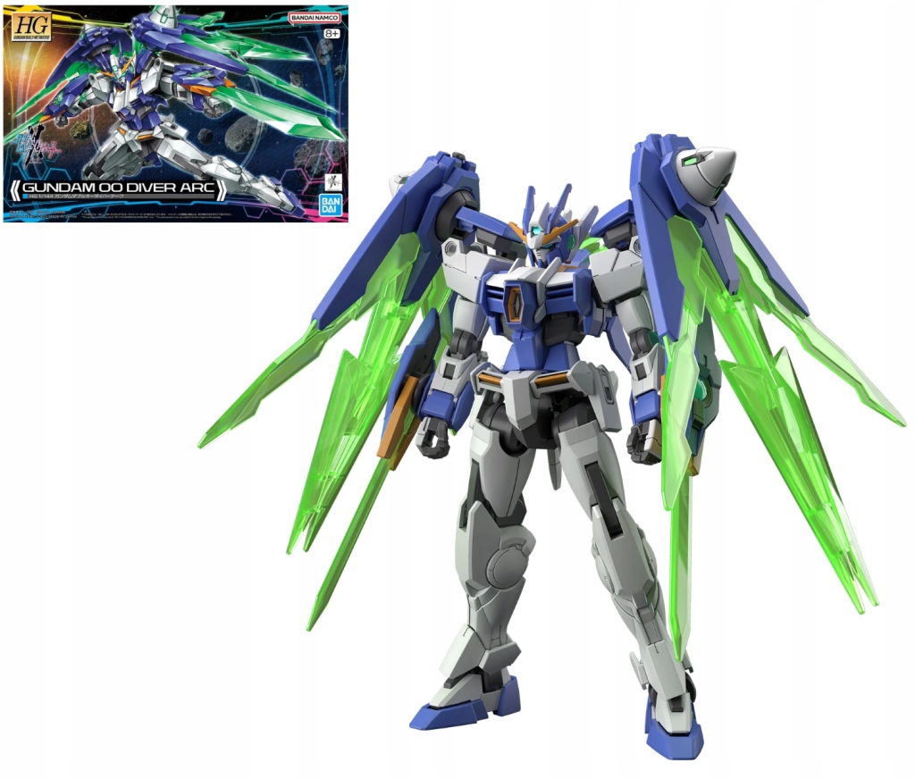 Gundam Hg 1/144 Gundam 00 Diver Arc Stavebnice Model