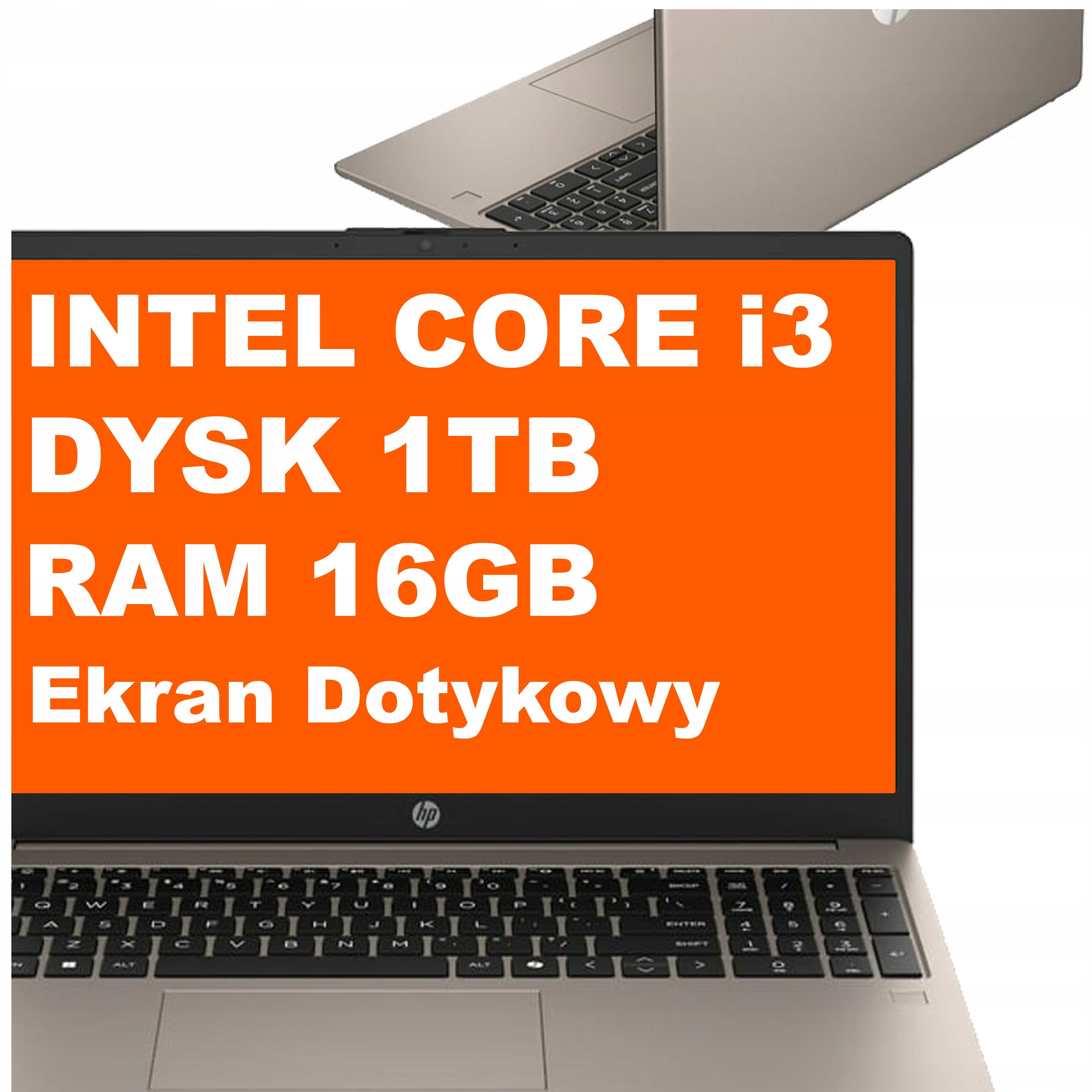 Laptop Hp 15-fd Core i3 16GB 1TB Intel Uhd Fhd Dotyk Win 11 Kaszmirowy