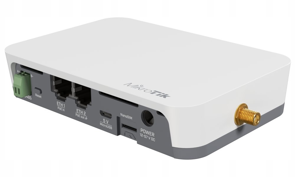 MikroTik Knot LR8G kit, LoRa Gateway, Cat-m/nb, Bluetooth, Gps, 2x Lan, 1x