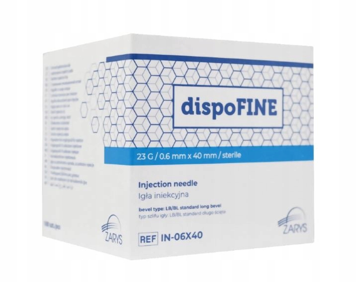 

DispoFine Igły iniekcyjne G23 0.6x40mm 100 szt.