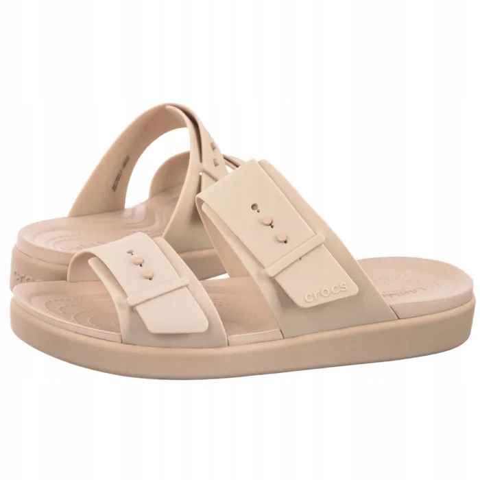 Dámské boty Nazouváky Crocs Brooklyn Buckle Low Low Quartz 211215-6UR