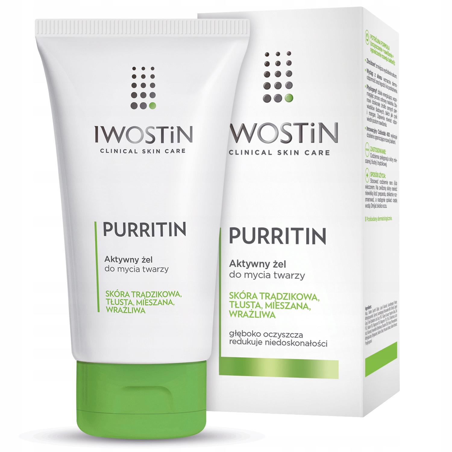 

Iwostin Purritin Aktywny Żel Do Mycia Twarzy