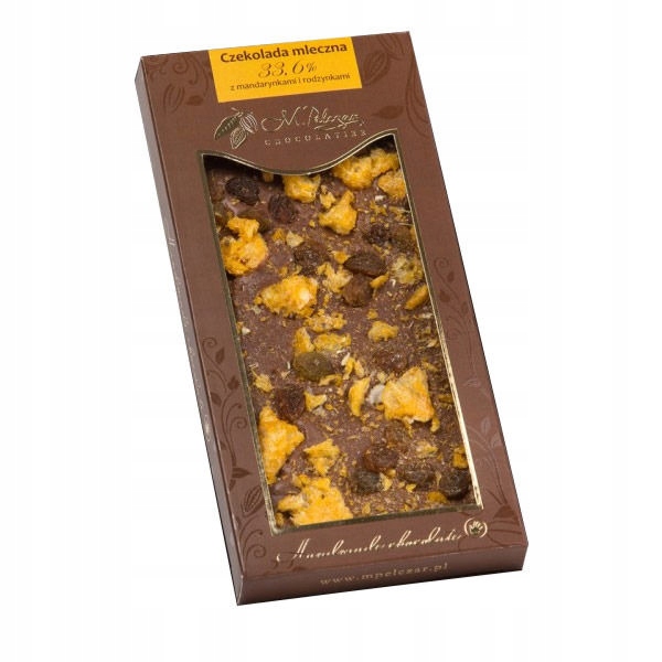 Levně 3x M.Pelczar čokoláda s mandarinkami a rozinkami