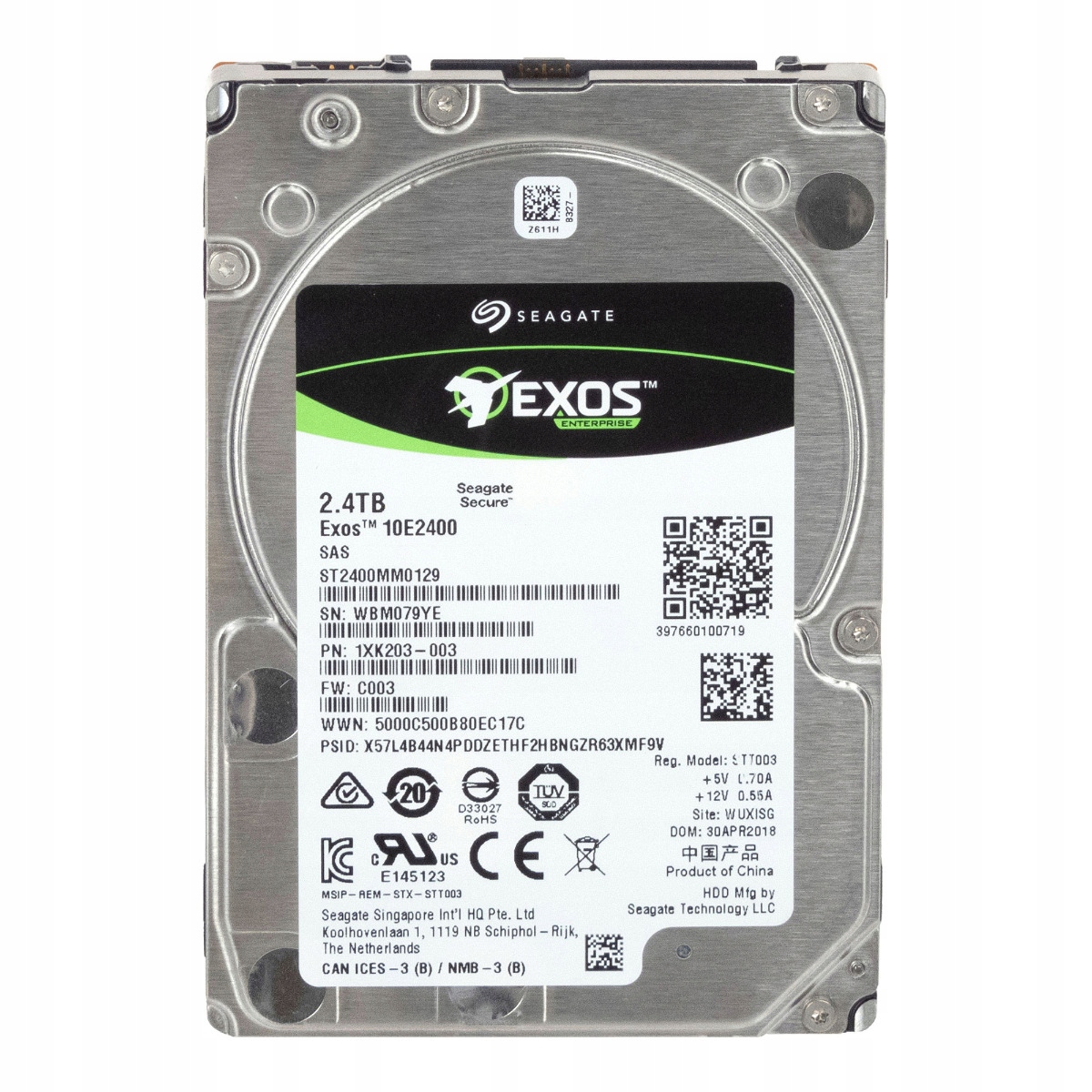 Seagate Exos 10E2400 2.4TB 10K 256MB SAS-3 2.5'' ST2400MM0129