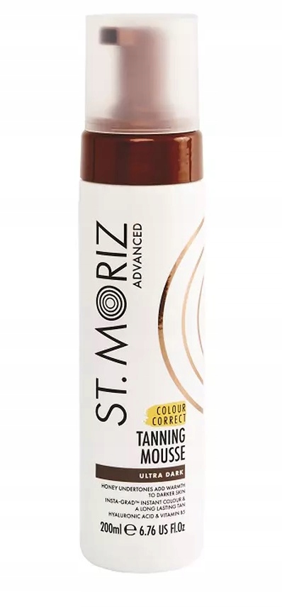 St.Moriz ultra tmavá samoopalovací pěna na opalování těla ultra tmavě modrá