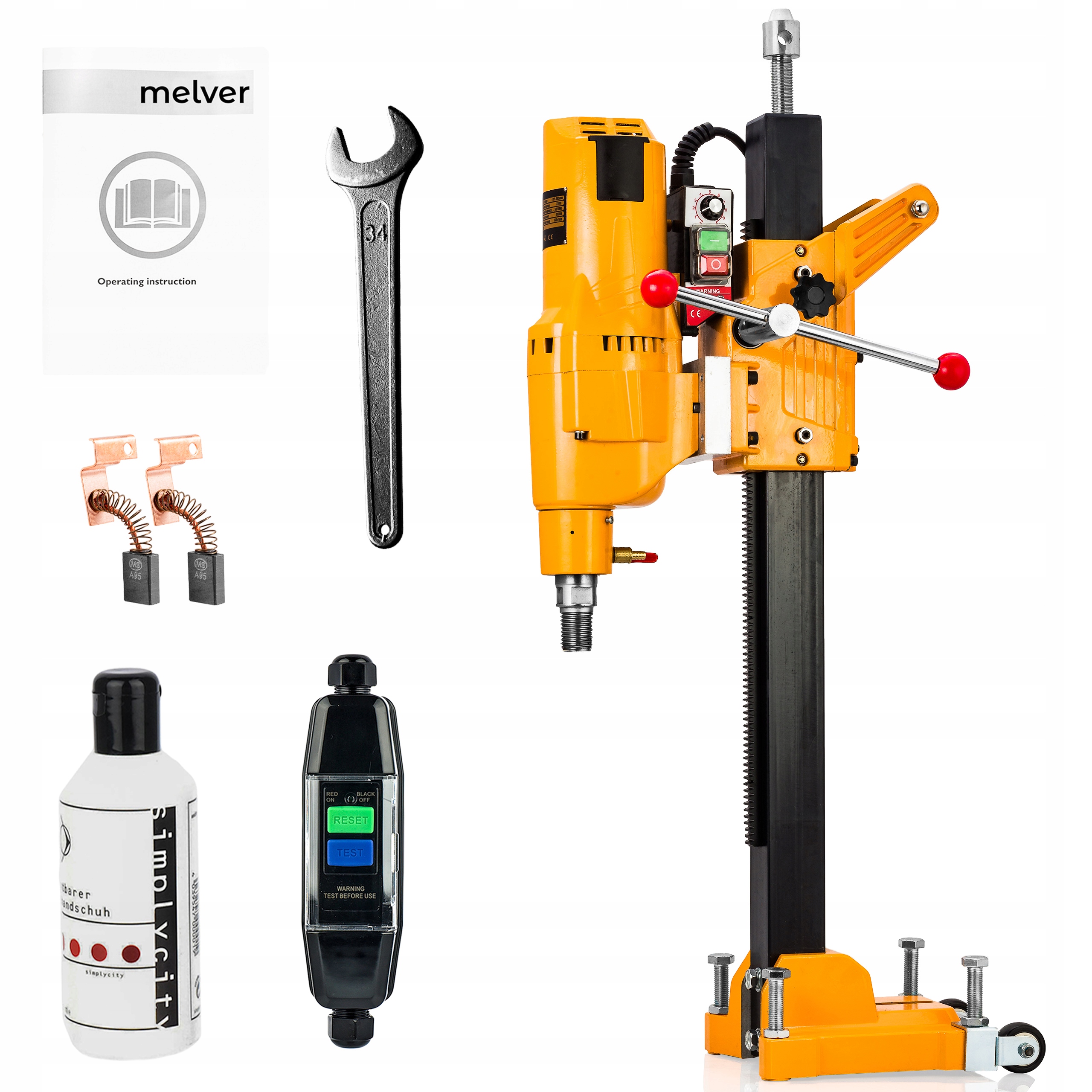 Wiertnica do betonu 305 mm Otwornica diament 4350W Zasilanie elektryczne