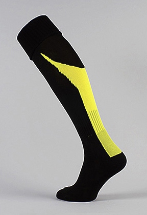 Getry piłkarskie Iskierka r. 42- 44 czarno-zółte