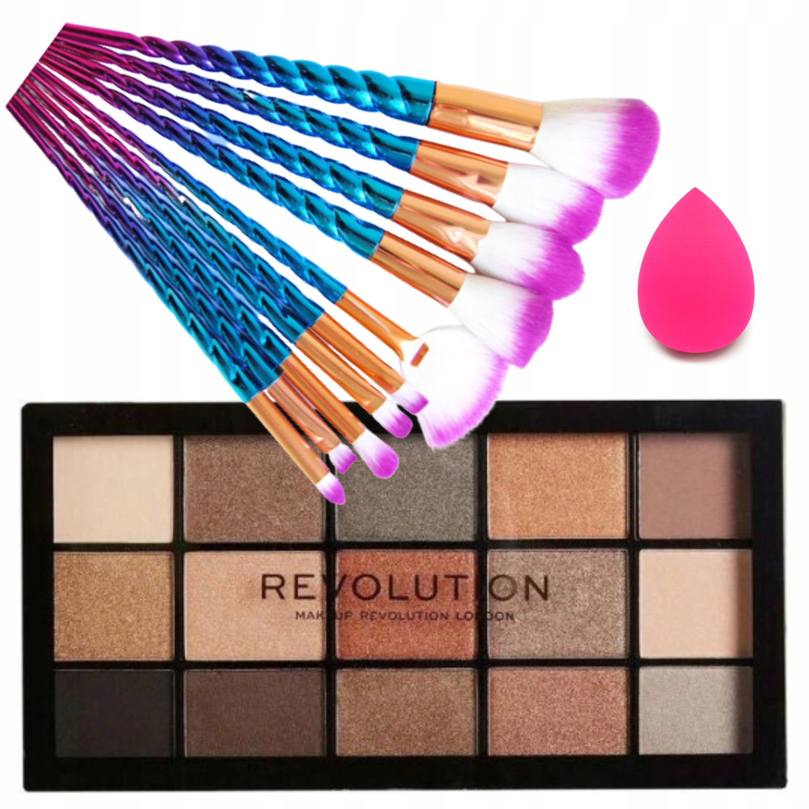 

Paleta Cieni Makeup Revolution Zestaw 20 pędzli