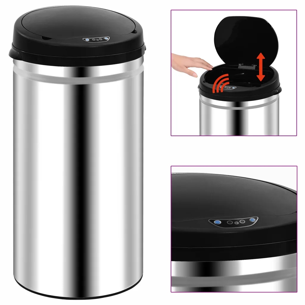 Levně Automatický odpadkový koš se senzorem, 50 l, s