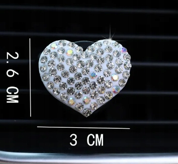 Zapach do samochodu ozdoba serce czerwone 1szt Rodzaj puszki zapachowe