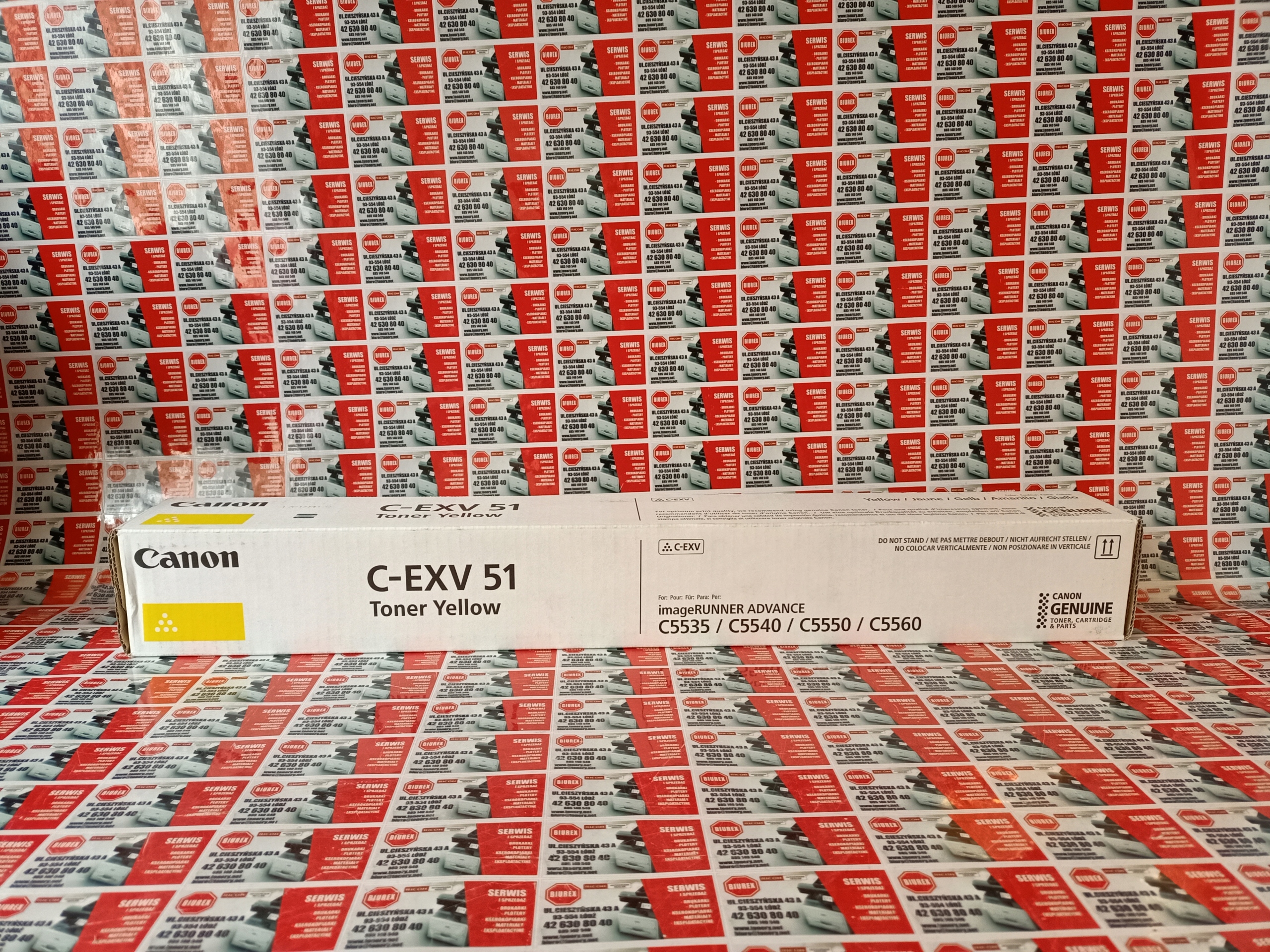 Toner Canon C-exv 51 C5535/C5540 Yellow originál