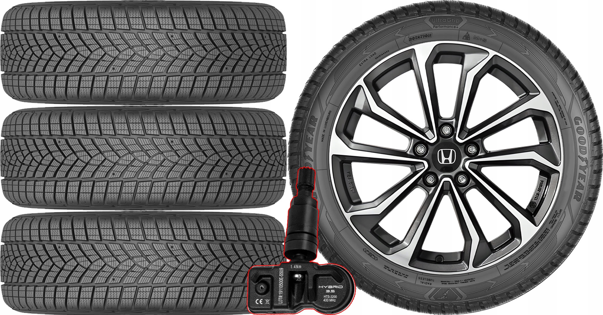 КОЛЕСА HONDA ACCORD VIII 8 Goodyear 2250r17 TPMS