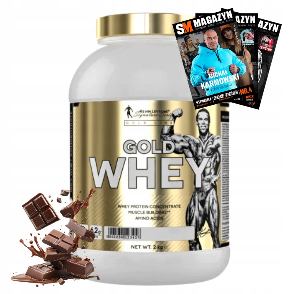 Kevin Levrone Gold Whey 2000 g Protein Síla A Růst Svalů