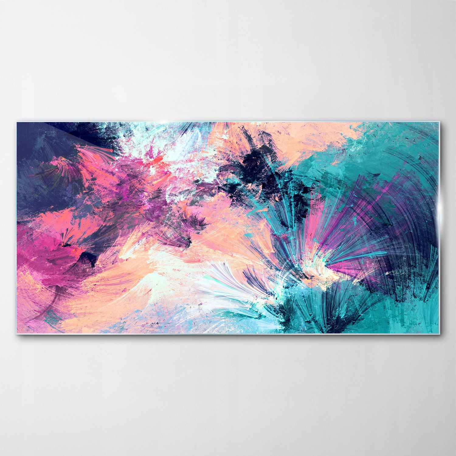 Tvrdený sklenený obraz Abstrakcia Umenie 140x70