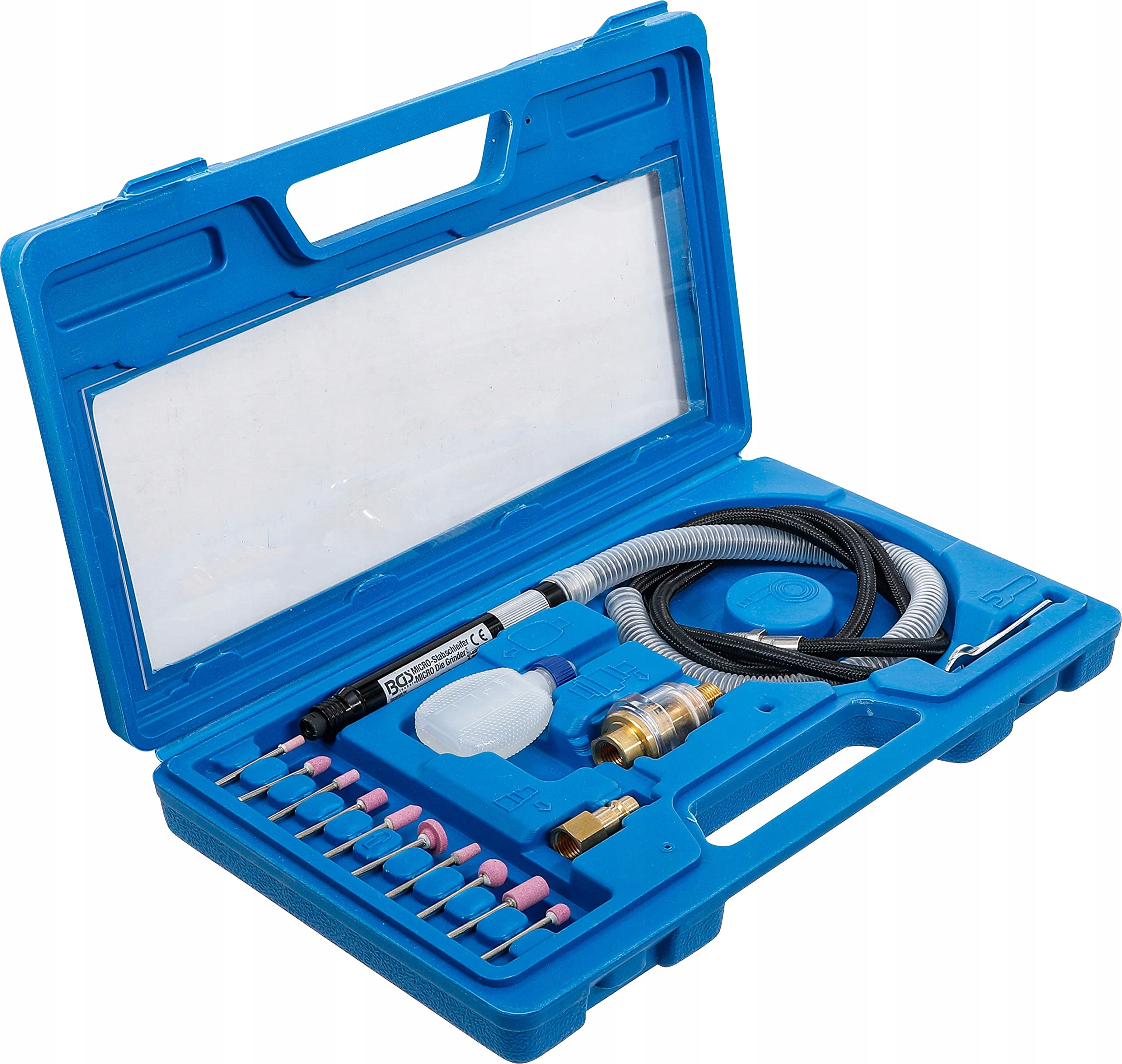 Bgs 3249 Zestaw pneumatycznej szlifierki prostej Rodzaj zasilania pneumatyczne