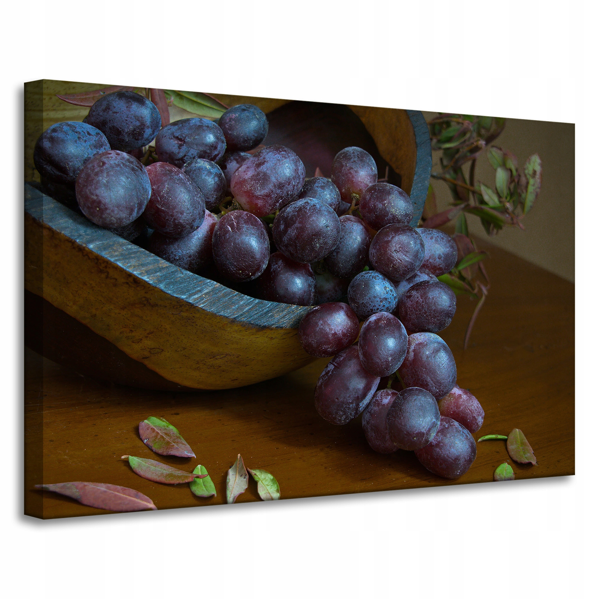 Obraz Canvas Kuchyňská miska s hroznem 90x60 cm