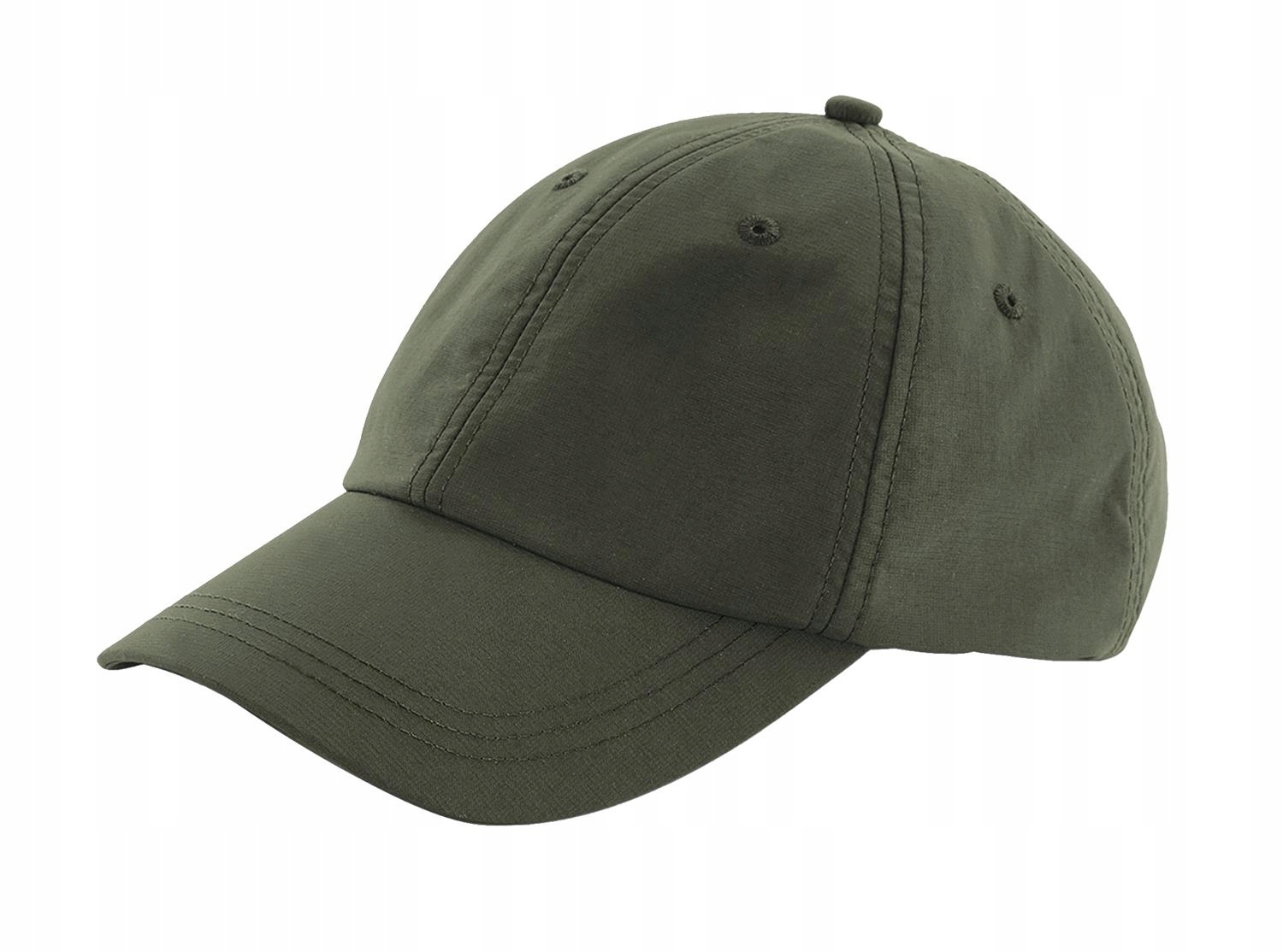 WODOODPORNA, ODDYCHAJĄCA CZAPKA Z DASZKIEM SOFTSHELL MĘSKA ZIELONA OLIWKOWA