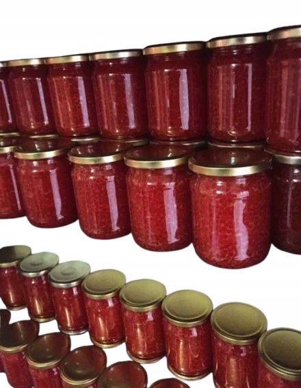 Levně Červený kaviár (imitace) Sada 10 Sklenic