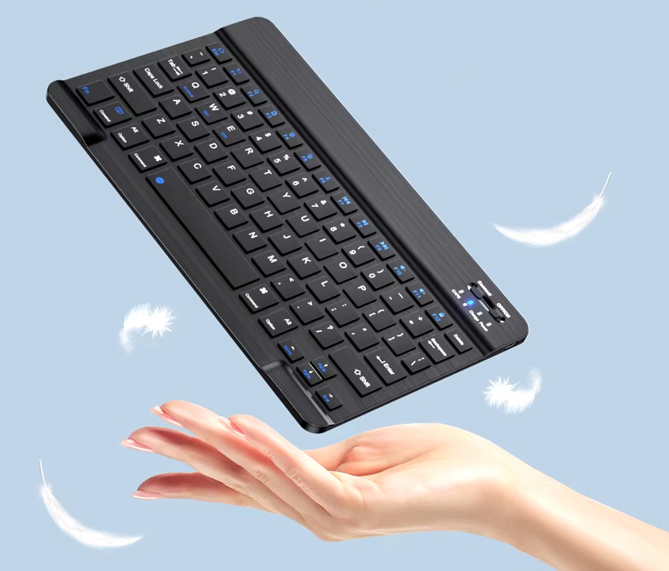 KLAWIATURA BEZPREZEWODOWA BLUETOOTH 5.0 SMART iOS ANDROID TABLET LAPTOP Interfejs Bluetooth