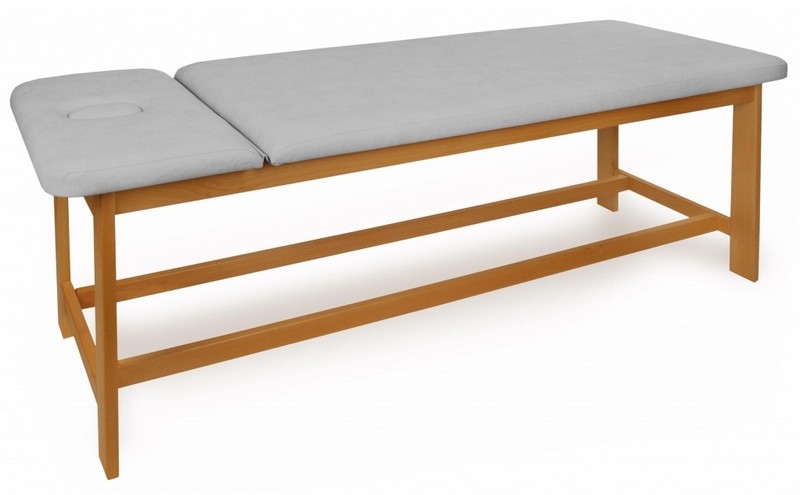 Leżanka drewniana, regulacja kąta nachylenia blatu Długość (cm) 200